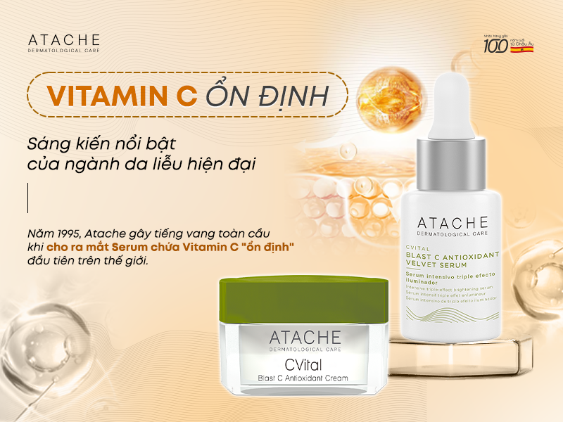  VITAMIN C ỔN ĐỊNH: SÁNG KIẾN NỔI BẬT CỦA NGÀNH DA LIỄU HIỆN ĐẠI 