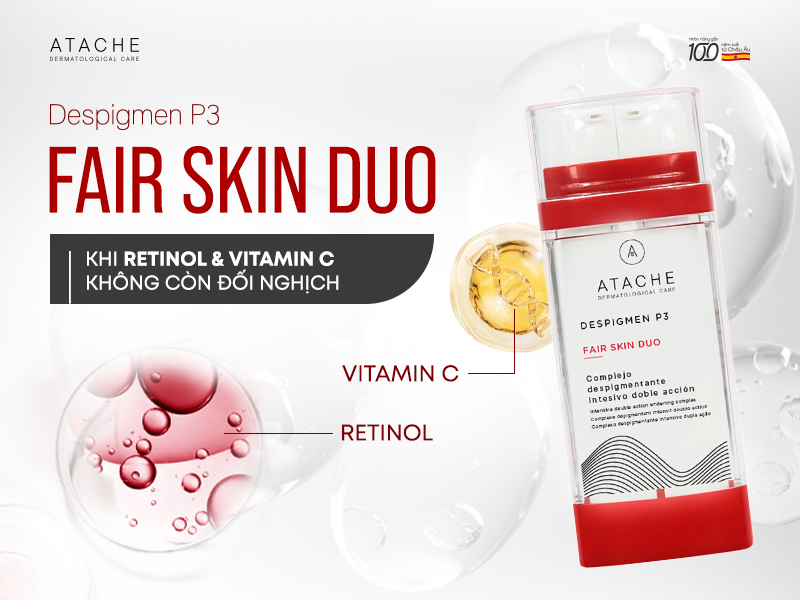 FAIR SKIN DUO: KHI RETINOL & VITAMIN C KHÔNG CÒN ĐỐI NGHỊCH 